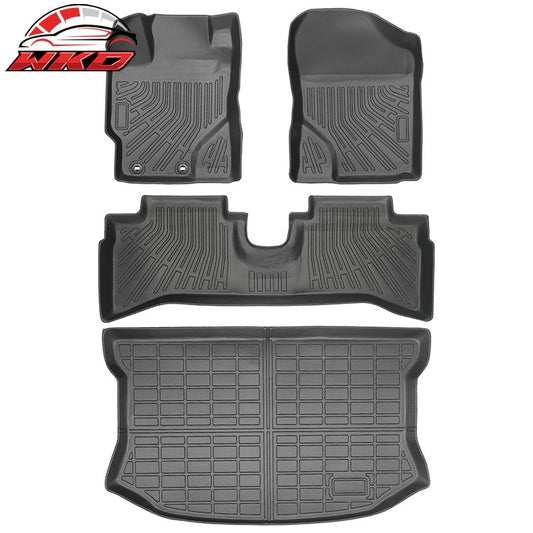Wholesale 12-15 Toyota Prius C TPE All Weather Floor Mats Carpets + Rear Trunk Mat - Wikond Auto