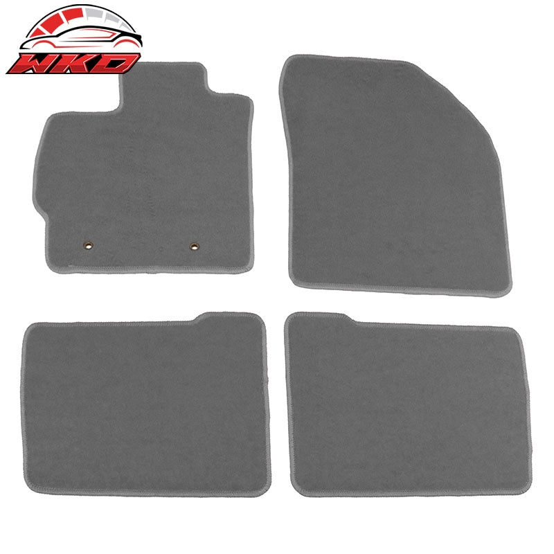 Wholesale 10-11 Toyota Prius 4PCS Floor Mats Non-Slip Auto Carpet Liner Nylon Grey