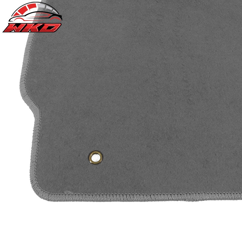 Fits 10-11 Toyota Prius 4PCS Floor Mats Non-Slip Auto Carpet Liner Nylon Grey