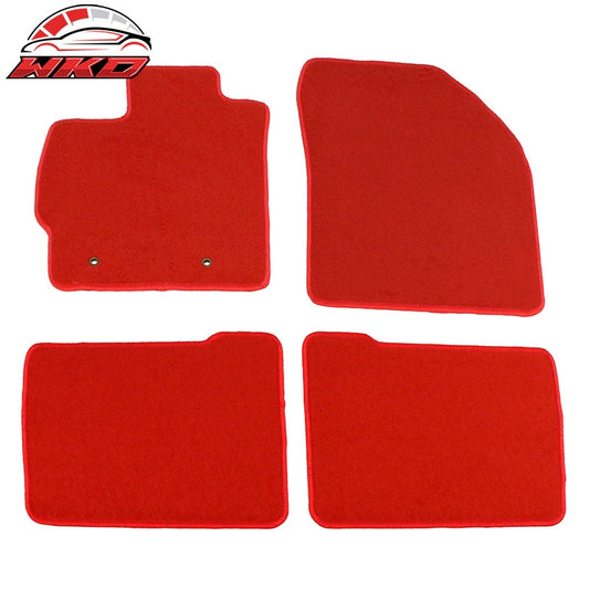 Wholesale 10-11 Toyota Prius Nylon Red Floor Mats Non-Slip Auto Carpet Liner 4PCS