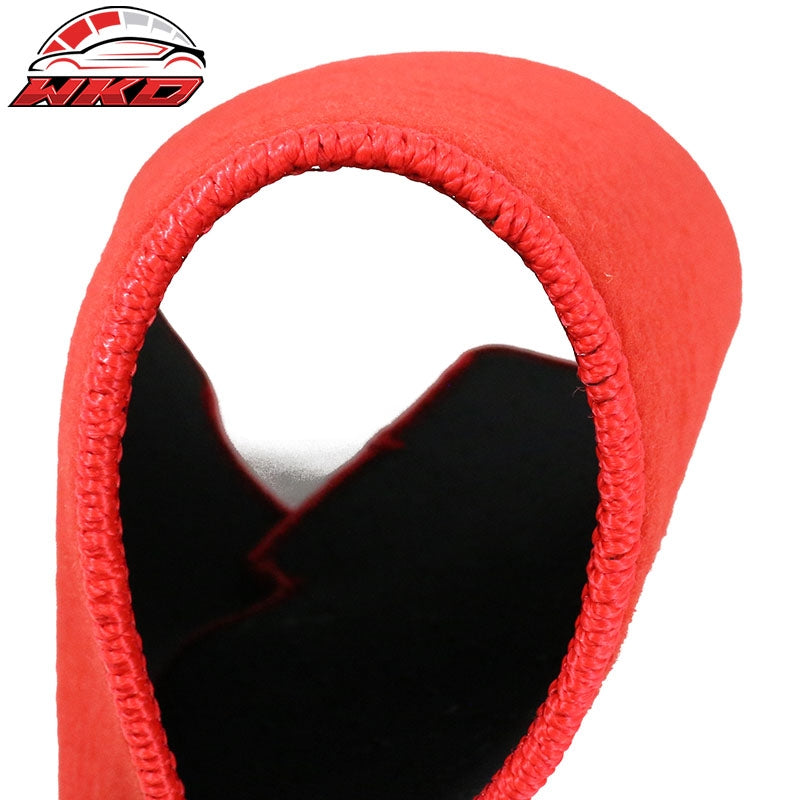 Fits 10-11 Toyota Prius Nylon Red Floor Mats Non-Slip Auto Carpet Liner 4PCS