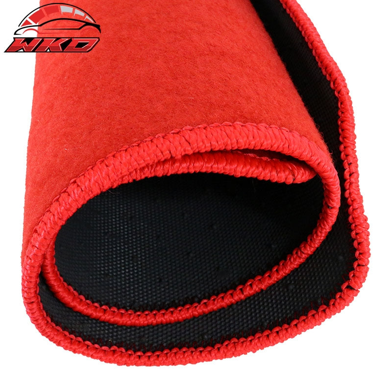 Fits 10-11 Toyota Prius Nylon Red Floor Mats Non-Slip Auto Carpet Liner 4PCS