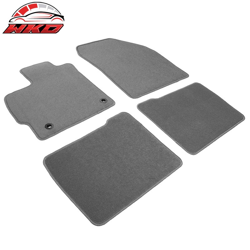 Fits 12-15 Toyota Prius & Prius Plug-In Nylon Floor Mats Liner Gray Carpets Set