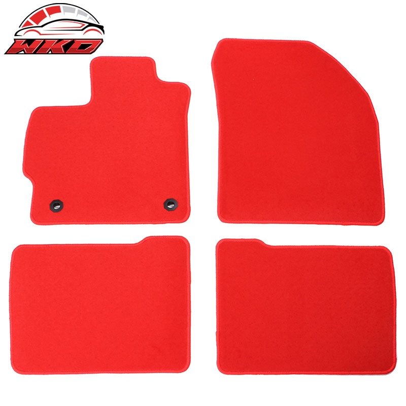 Wholesale 12-15 Toyota Prius & Prius Plug-In Nylon Floor Mats Liner Red Carpets Set