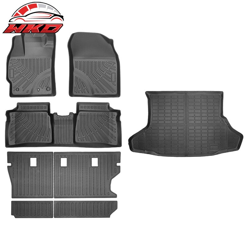 Wholesale 10-15 Toyota Prius TPE All Weather Floor Mats + Trunk Mat + Backrest Mats