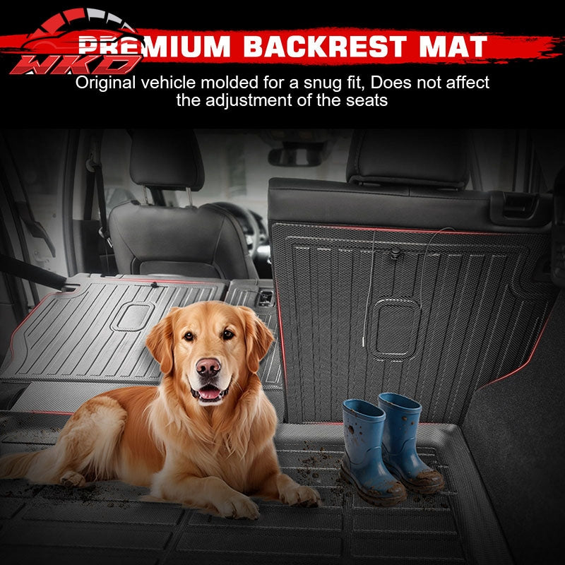 Fits 10-15 Toyota Prius TPE All Weather Floor Mats + Trunk Mat + Backrest Mats