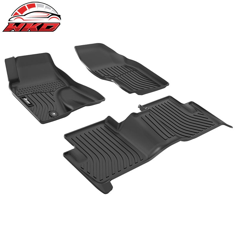 Fits 2001-2003 Toyota RAV4 3D TPE Floor Mats All Season Carpets + Window Visors