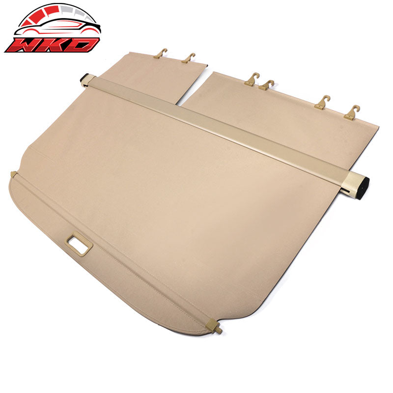 Fits 06-12 Toyota RAV4 OE Style Retractable Rear Trunk Privacy Cargo Cover Beige