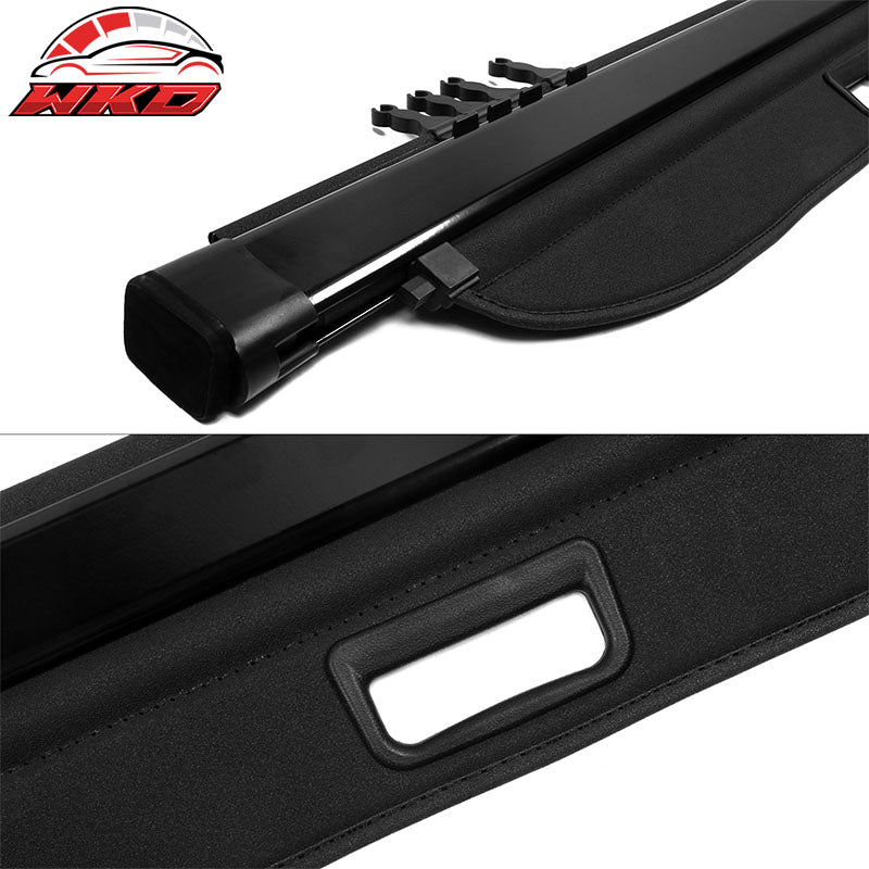 Fits 06-12 Toyota RAV4 OE Style Retractable Rear Trunk Privacy Cargo Cover Black