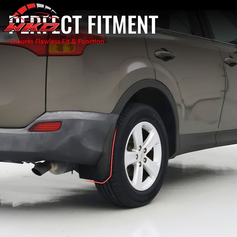 Fits 13-15 Toyota RAV4 Front & Rear Fender Mud Flaps Wheel Arch Splash Guards PP
