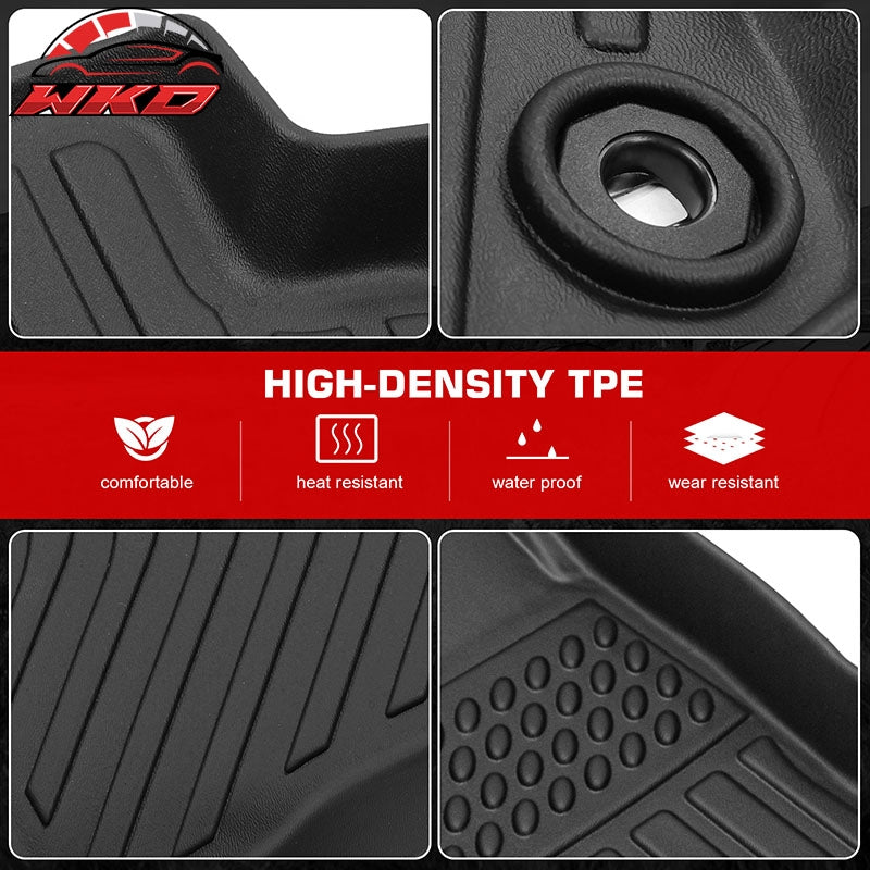 Fits 2026 Toyota RAV4 Hybrid TPE All Weather 3D Floor Mats Cargo Liner Carpets