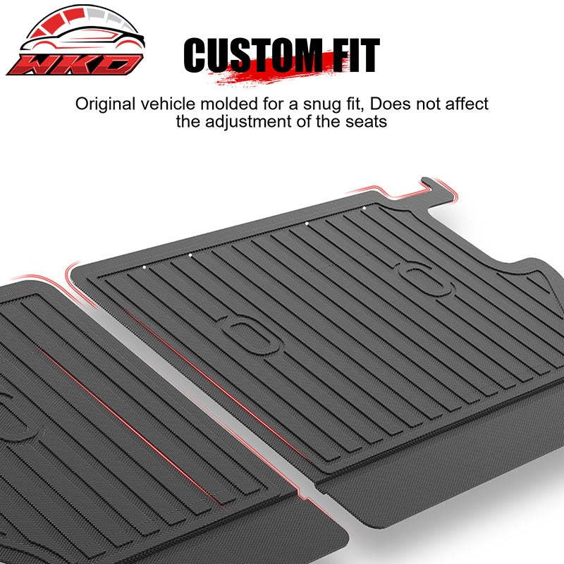 Fits 2026 Toyota RAV4 Hybrid TPE All Weather Waterproof 3D Backrest + Trunk Mats