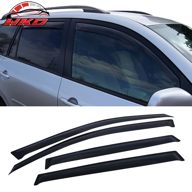 Fits 06-12 Toyota RAV4 XA30 Window Visors Acrylic Sun Rain Guard Deflector 4PCS
