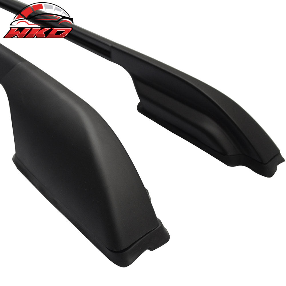 Fits 06-12 Toyota RAV4 OE Factory Style Black Top Roof Rack Side Rail