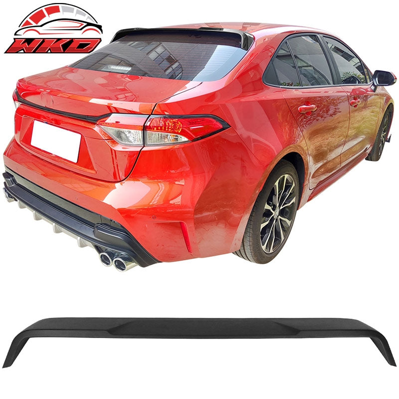 Wholesale 20-26 Toyota Corolla Sedan Rear Roof Spoiler Wing IKON Style Matte Black