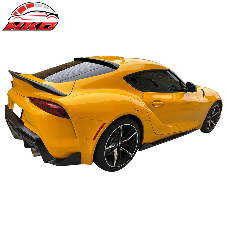 Fits 20-26 Toyota J29 GR Supra V2 Style Rear Window Roof Spoiler Wing Unpainted