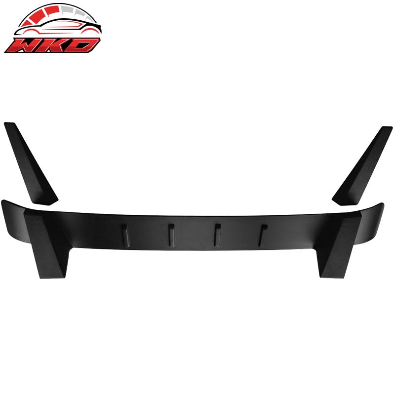 Fits 18-24 Toyota Camry CTR Style Matte Black ABS Rear Window Roof Spoiler Wing
