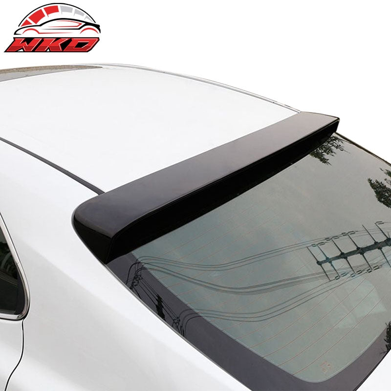 Fits 18-26 Toyota Camry IKON Style Gloss Black ABS Rear Window Roof Spoiler Wing