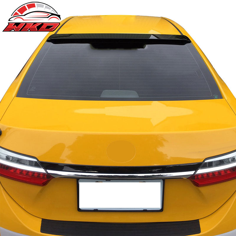 Fits 14-19 Toyota Corolla 4-Door Sedan AC Style Unpainted Roof Spoiler - ABS