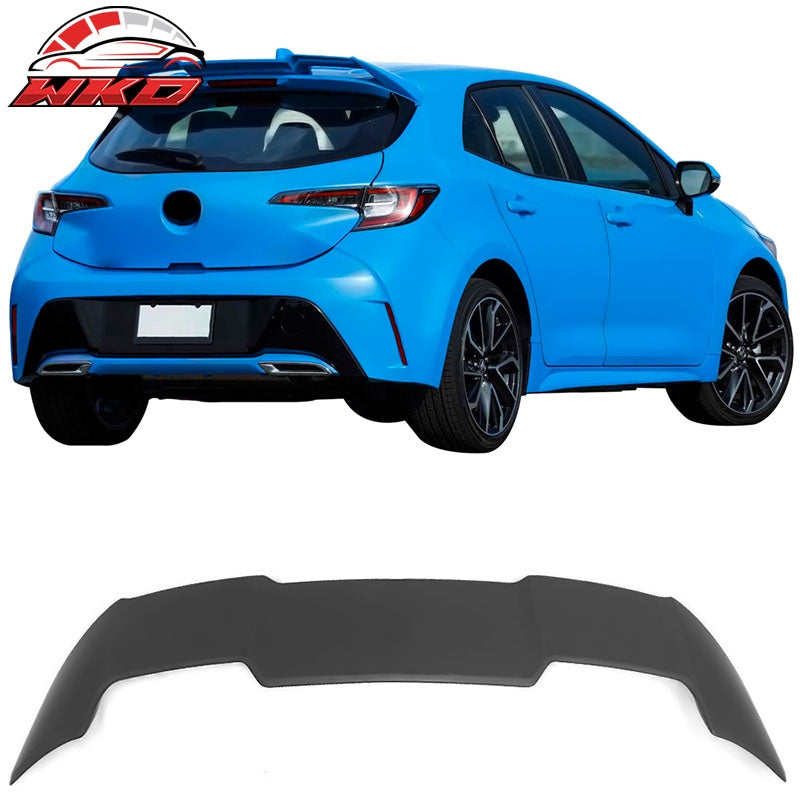 Wholesale 19-26 Toyota GR Corolla Hatchback Roof Spoiler Unpainted Black - ABS