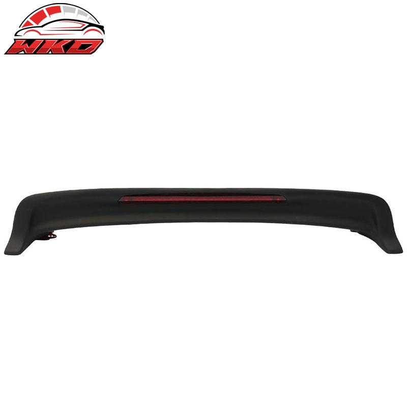 Fits 94-00 Toyota RAV4 OE Style Roof Spoiler & LED Brake Light Matte Black ABS