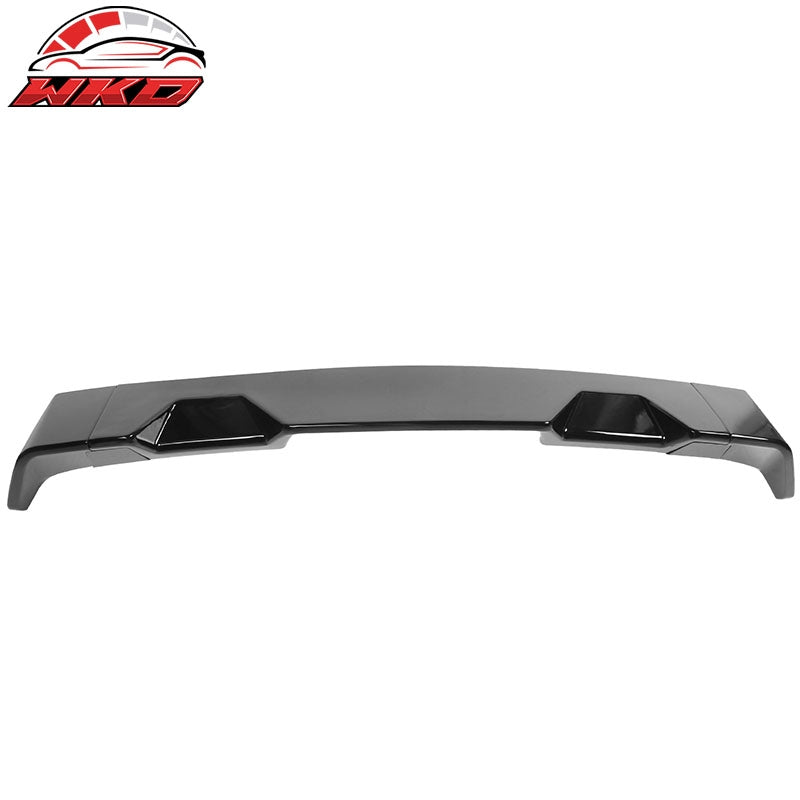 Fits 14-21 Toyota Tundra All Cab & Bed Size Gloss Black Roof Spoiler IKON Style