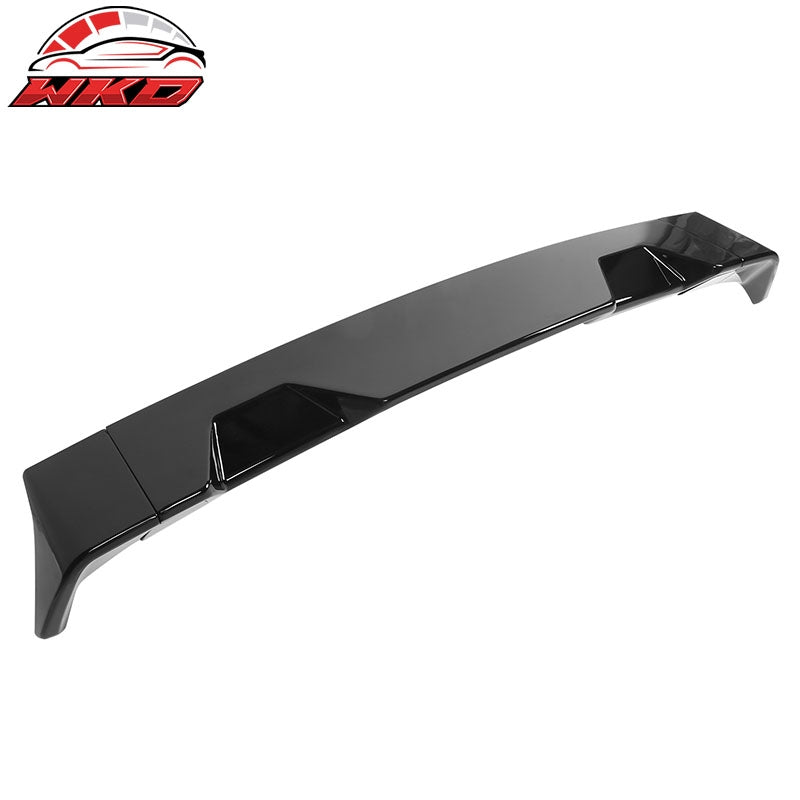 Fits 14-21 Toyota Tundra All Cab & Bed Size Gloss Black Roof Spoiler IKON Style