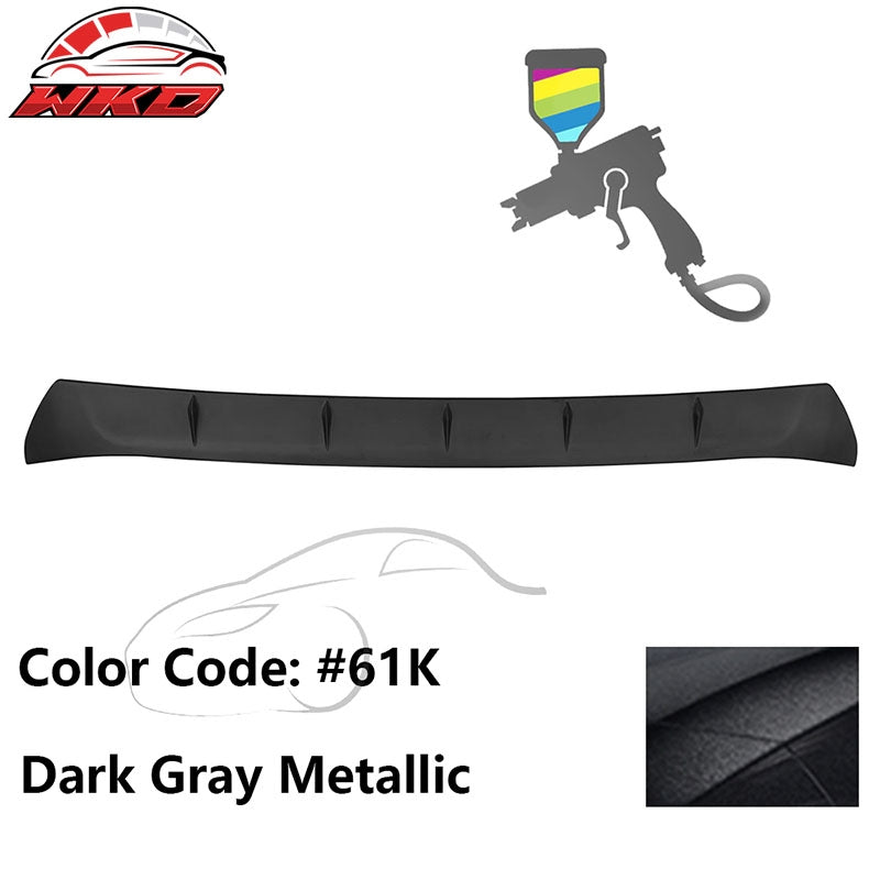 Fits 22-26 GR86/Subaru BRZ V2 Style #61K Dark Gray Metallic Roof Spoiler ABS