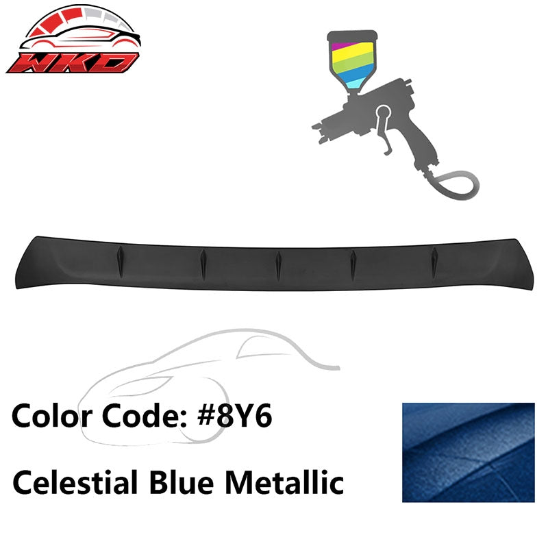 Fits 22-26 Toyota GR86/Subaru BRZ V2 Celestial Blue Metallic Roof Spoiler ABS