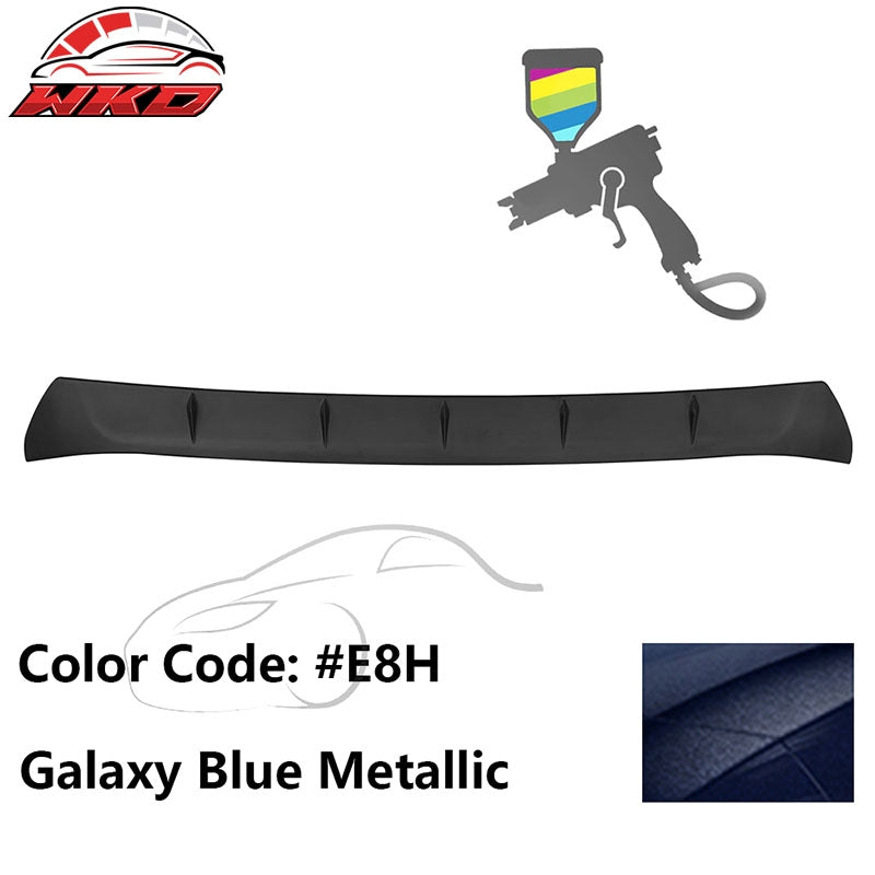 For 22-26 Toyota GR86/Subaru BRZ V2 Style Galaxy Blue Metallic Roof Spoiler ABS