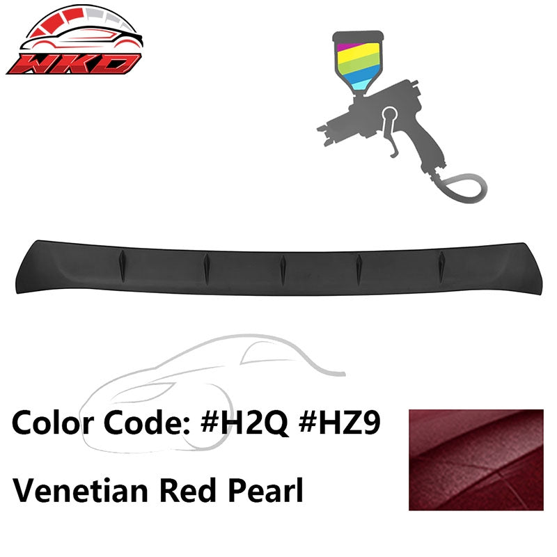 Fits 22-26 Toyota GR86/Subaru BRZ V2 Style Venetian Red Pearl Roof Spoiler ABS