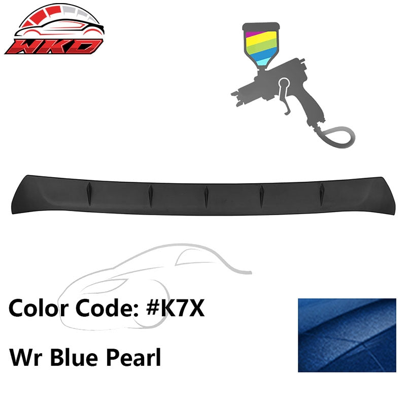 Fits 22-26 Toyota GR86/Subaru BRZ V2 Style #K7X Wr Blue Pearl Roof Spoiler ABS