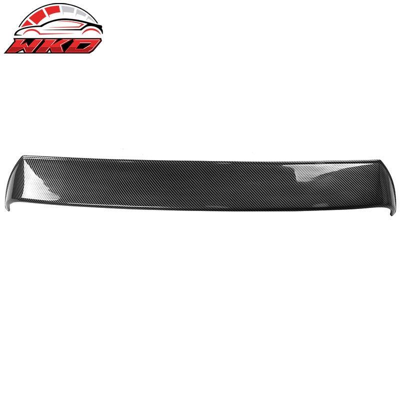 Fits 20-26 Toyota GR Supra A90 A91 IKON Style Roof Spoiler PP Carbon Fiber Print