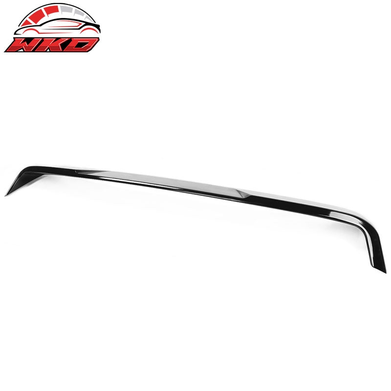 Fits 20-26 Toyota Corolla Sedan Gloss Black Roof Spoiler Wing IKON Style
