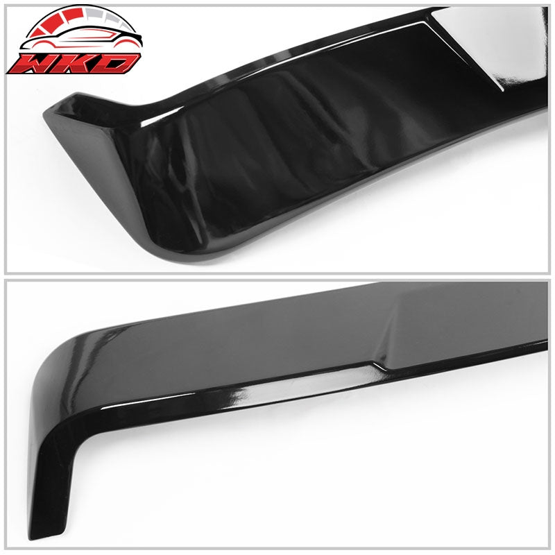 Fits 20-26 Toyota Corolla Sedan Gloss Black Roof Spoiler Wing IKON Style