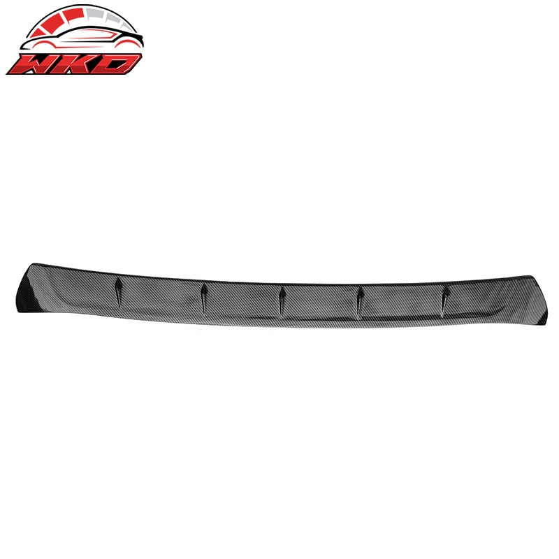 Fits 22-26 Toyota GR86/Subaru BRZ V Style Roof Spoiler Wing Carbon Fiber Print