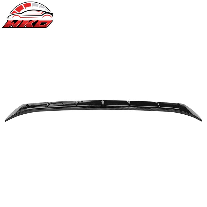 Fits 22-26 Toyota GR86/Subaru BRZ V Style Roof Spoiler Wing Carbon Fiber Print