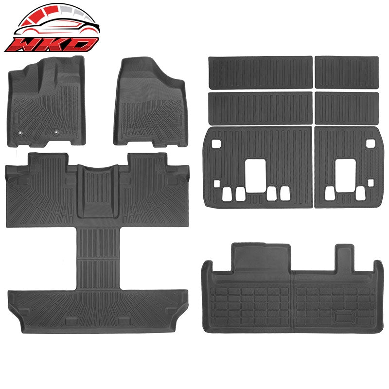 Fits 11-12 Toyota Sienna 7 Seats TPE Floor Mats Liner+ Trunk Mat+ Backrest Mats
