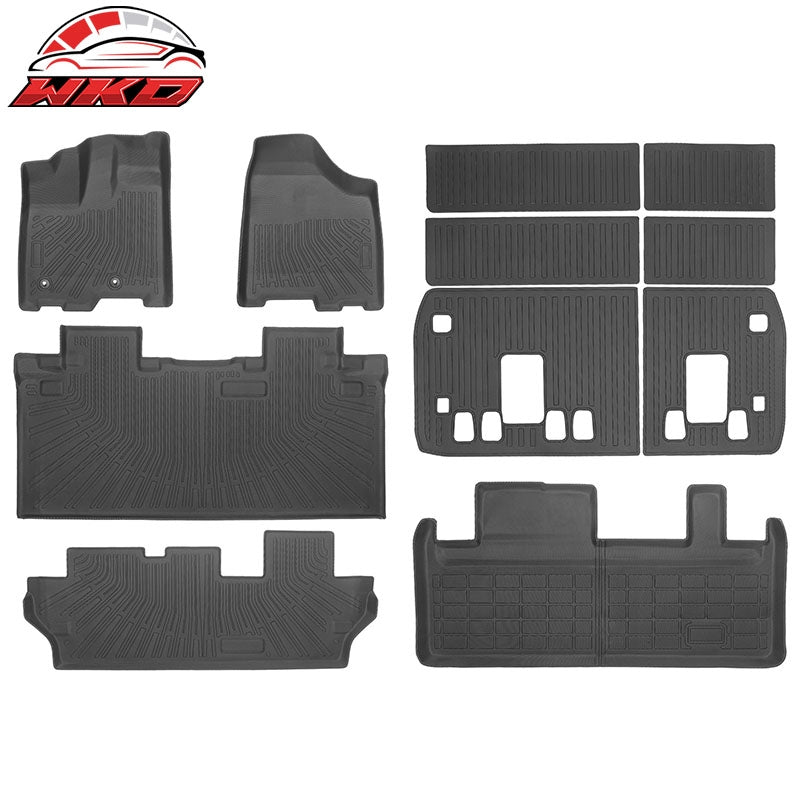 Fits 11-12 Toyota Sienna 8 Seats TPE Floor Mats Liner+ Trunk Mat+ Backrest Mats
