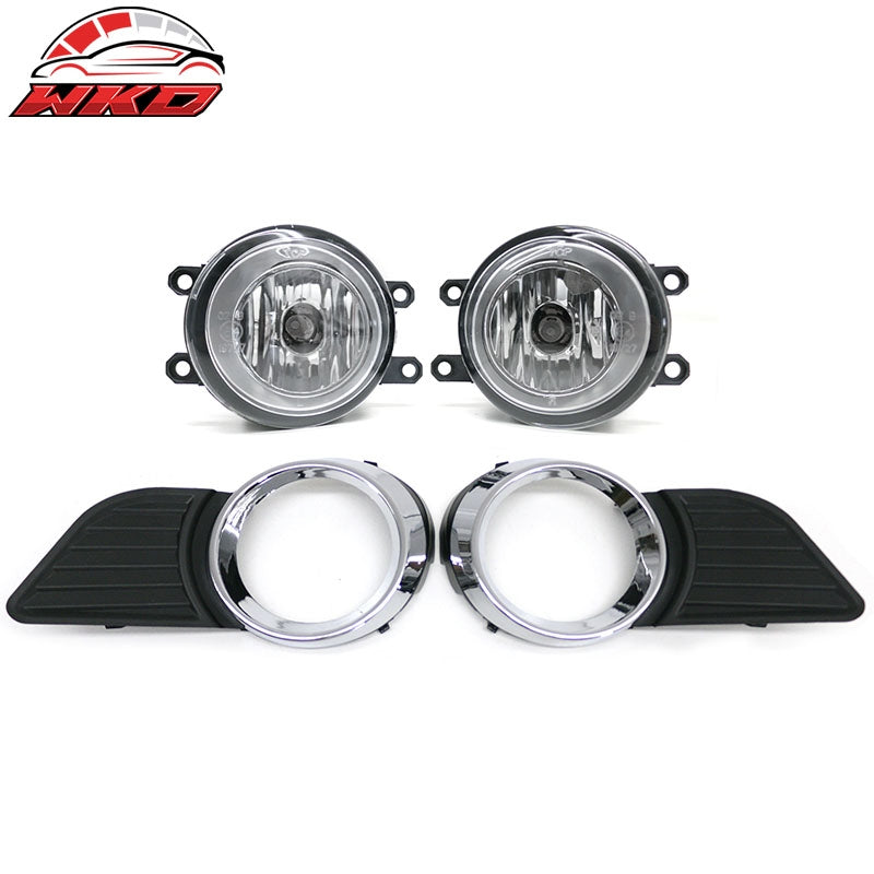 Wholesale 11-17 Toyota Sienna Front Fog Lights Assembly Black Housing Clear Lens Pair