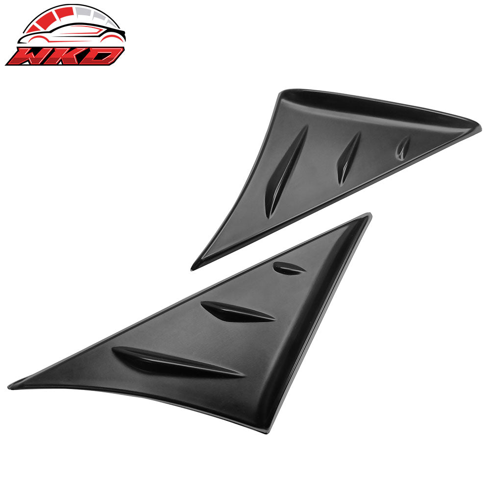 Fits 20-25 Toyota GR Supra A90 A91 Matte Black Side Window Louvers Scoop Cover