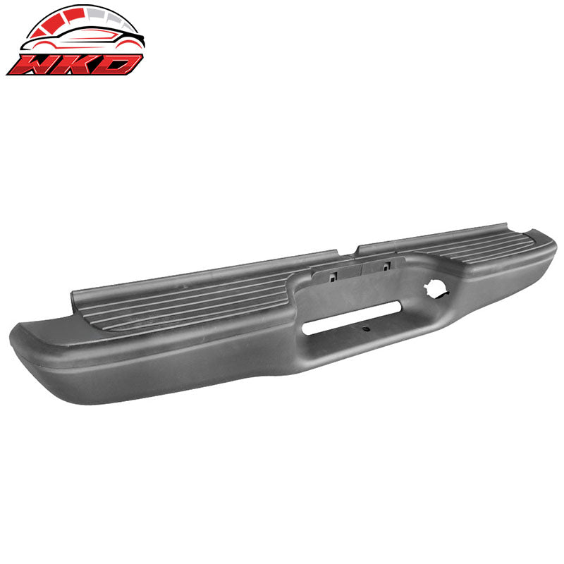 Fits 95-04 Toyota Tacoma Unpainted Rear Step Bumper - Steel