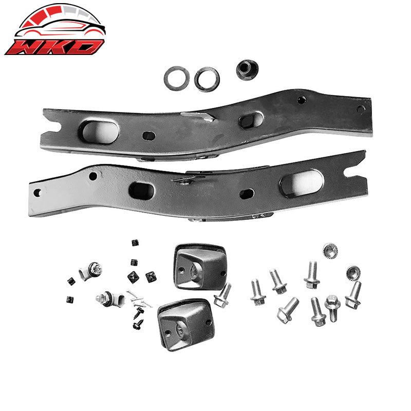 Fits 95-04 Toyota Tacoma Unpainted Rear Step Bumper - Steel