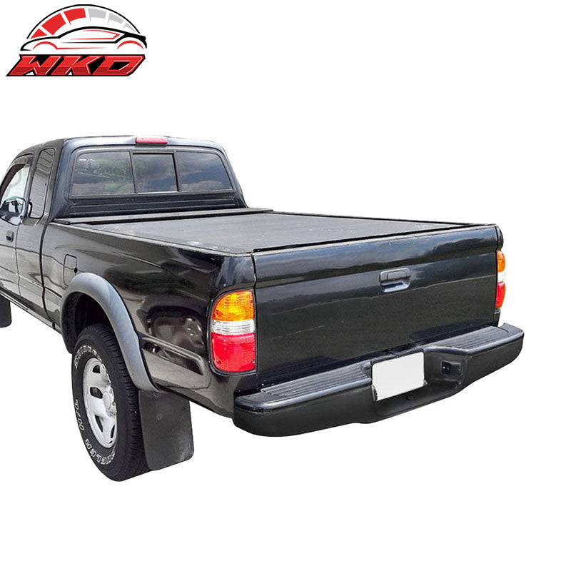 Fits 95-04 Toyota Tacoma Unpainted Rear Step Bumper - Steel