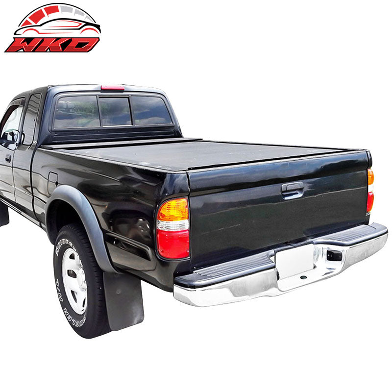 Fits 95-04 Toyota Tacoma Chrome Rear Step Bumper - Steel