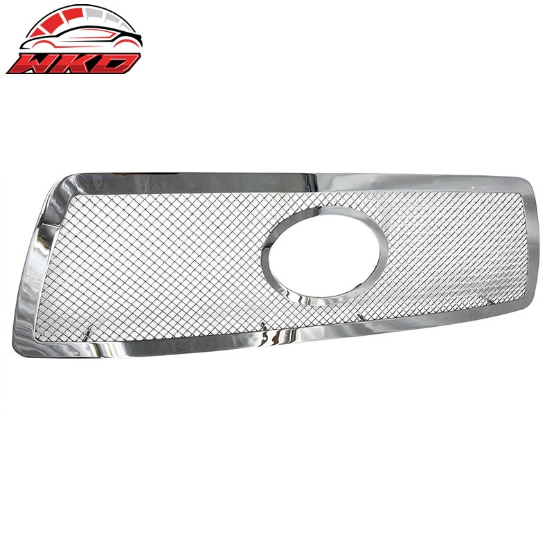 Fits 05-11 Toyota Tacoma Chrome Mesh Style Front Upper Grille Stainless Steel