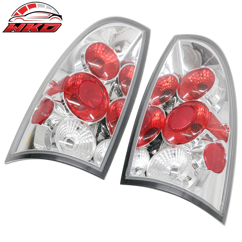 Fits 2005-2015 Toyota Tacoma Rear Tail Lights LH RH Black Housing Parking Lamps