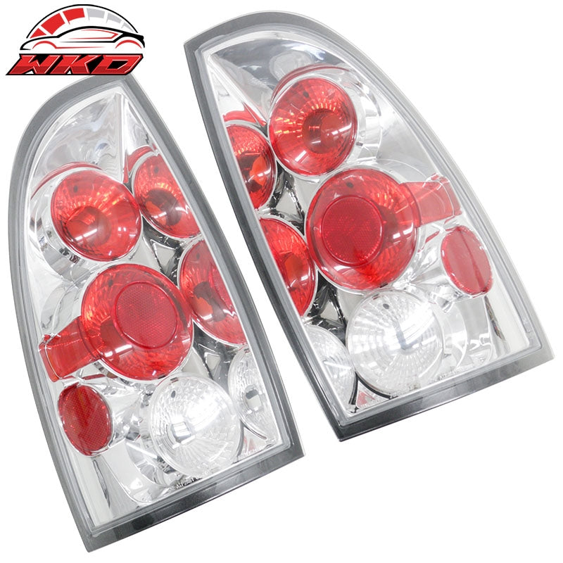 Fits 2005-2015 Toyota Tacoma Rear Tail Lights LH RH Black Housing Parking Lamps