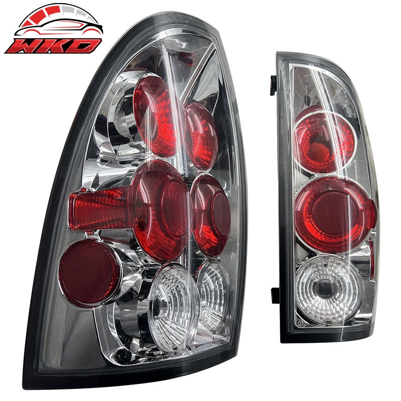 Fits 2005-2015 Toyota Tacoma Rear Tail Lights LH RH Black Housing Parking Lamps