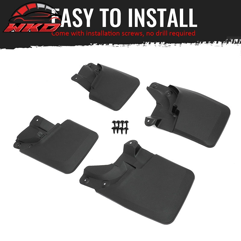 Fits 16-23 Toyota Tacoma W/OE Fender Flare Mud Flaps Wheel Arch Splash Guards PP